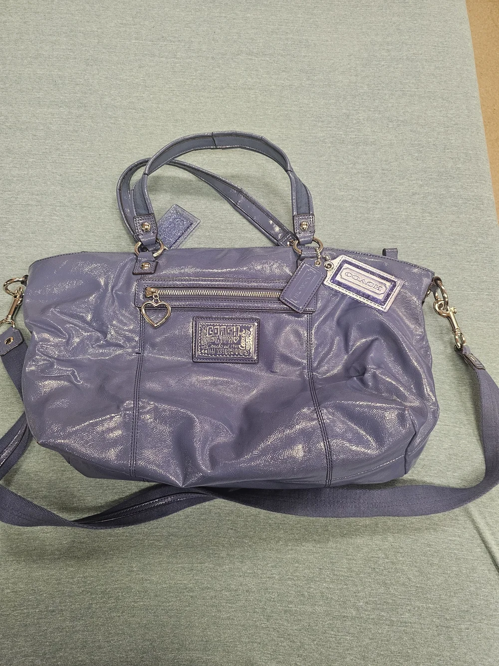 Coach Daisy Liquid Glass Satchel